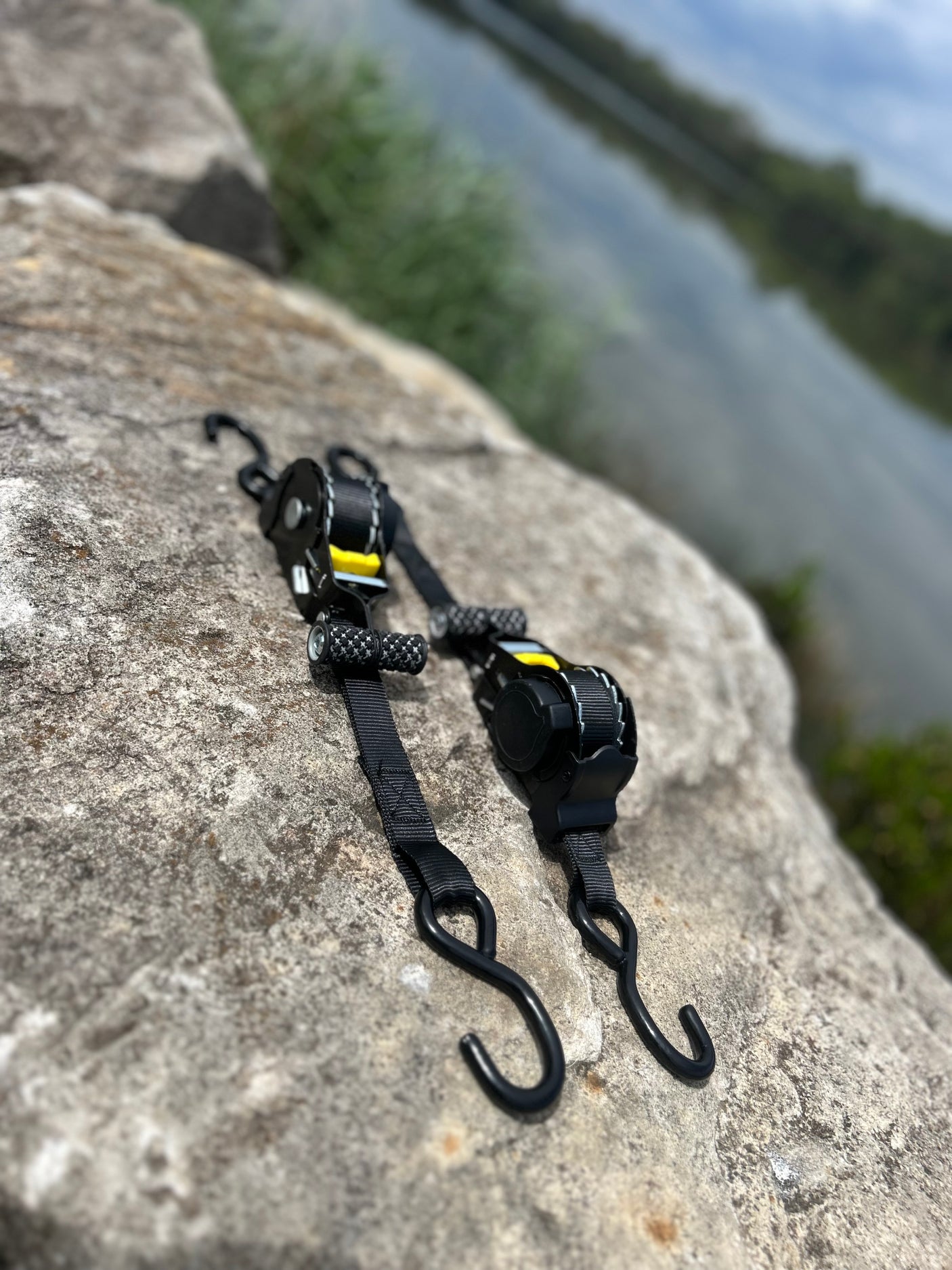 Retractable Ratchet Straps (Pair) 3m 25mm 680kg 1