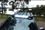 Roof Rack Platform EMP 1400x1250mm Aluminium In Built 28” LED Light Bar Suit Ford Ranger 2012-2021