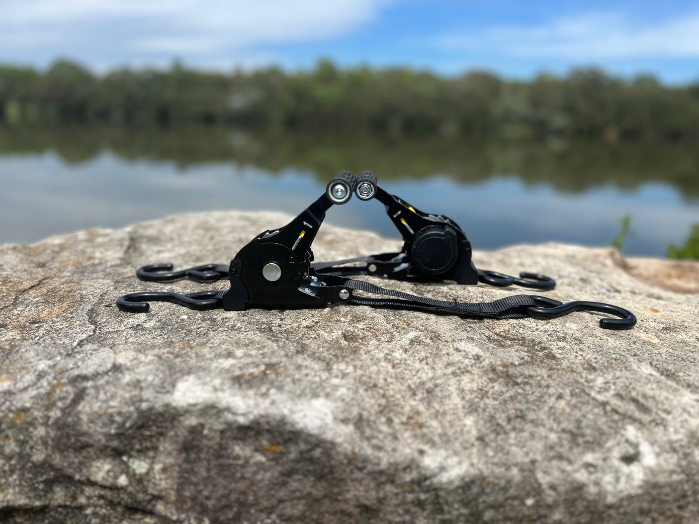 Retractable Ratchet Straps (Pair) 3m 25mm 680kg