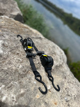 Retractable Ratchet Straps (Pair) 3m 25mm 680kg